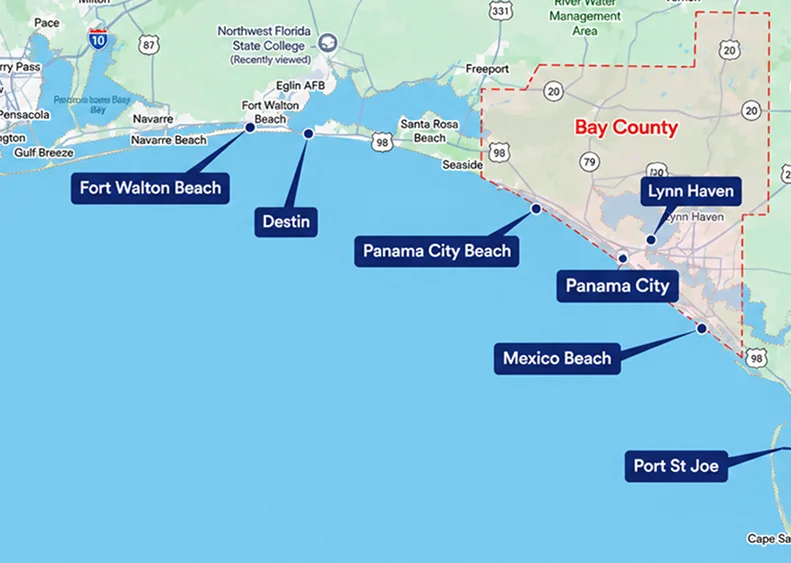 Coverage map placeholder